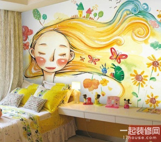 10款室内墙手绘背景墙效果图 10款室内墙手绘背景墙效果图